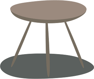 Long legs modern table