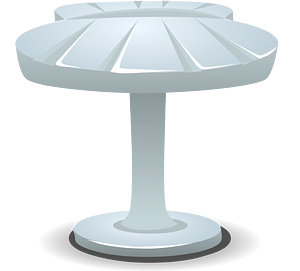 Shell side table