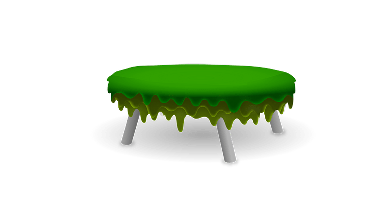 Slimy green fantasy table