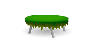 Slimy green fantasy table