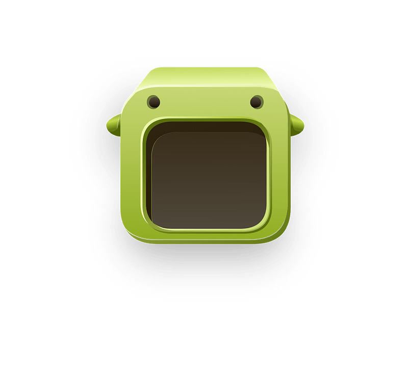 Cubimal light green display box