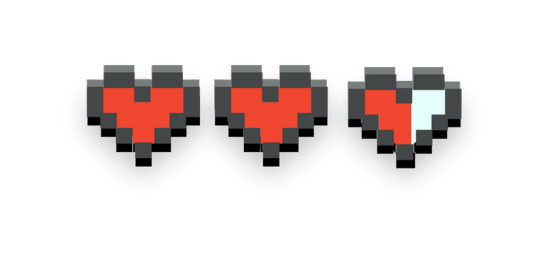 8bit life wall decor