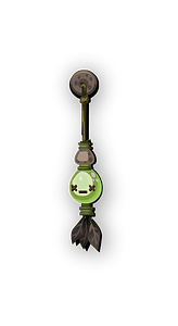 Firebog green charm wall decor