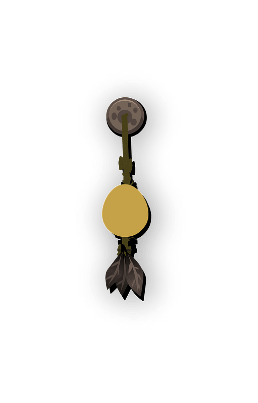 Firebog yellow charm wall decor