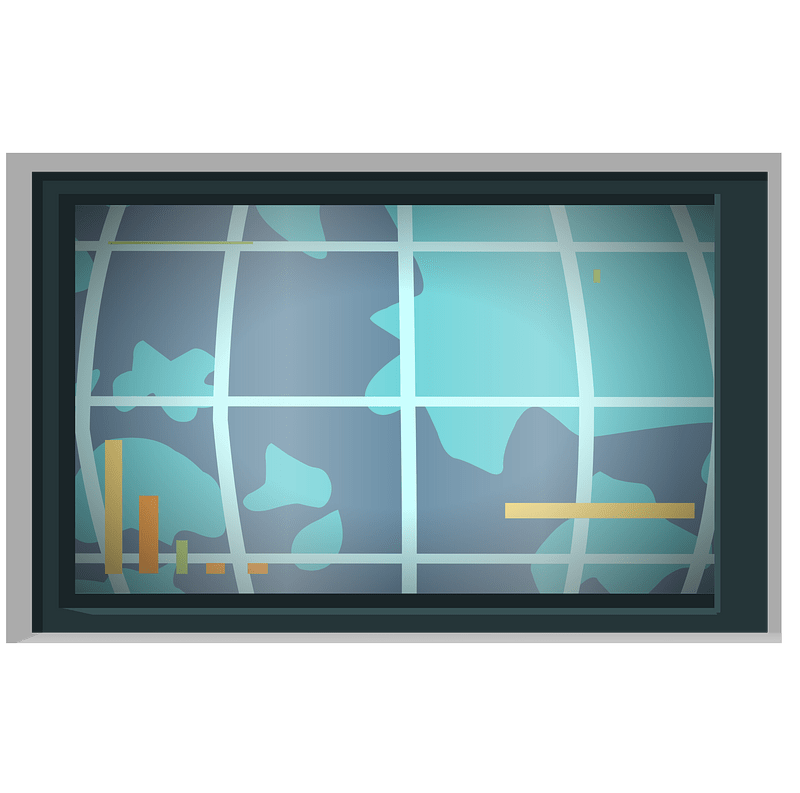 Wall decor map