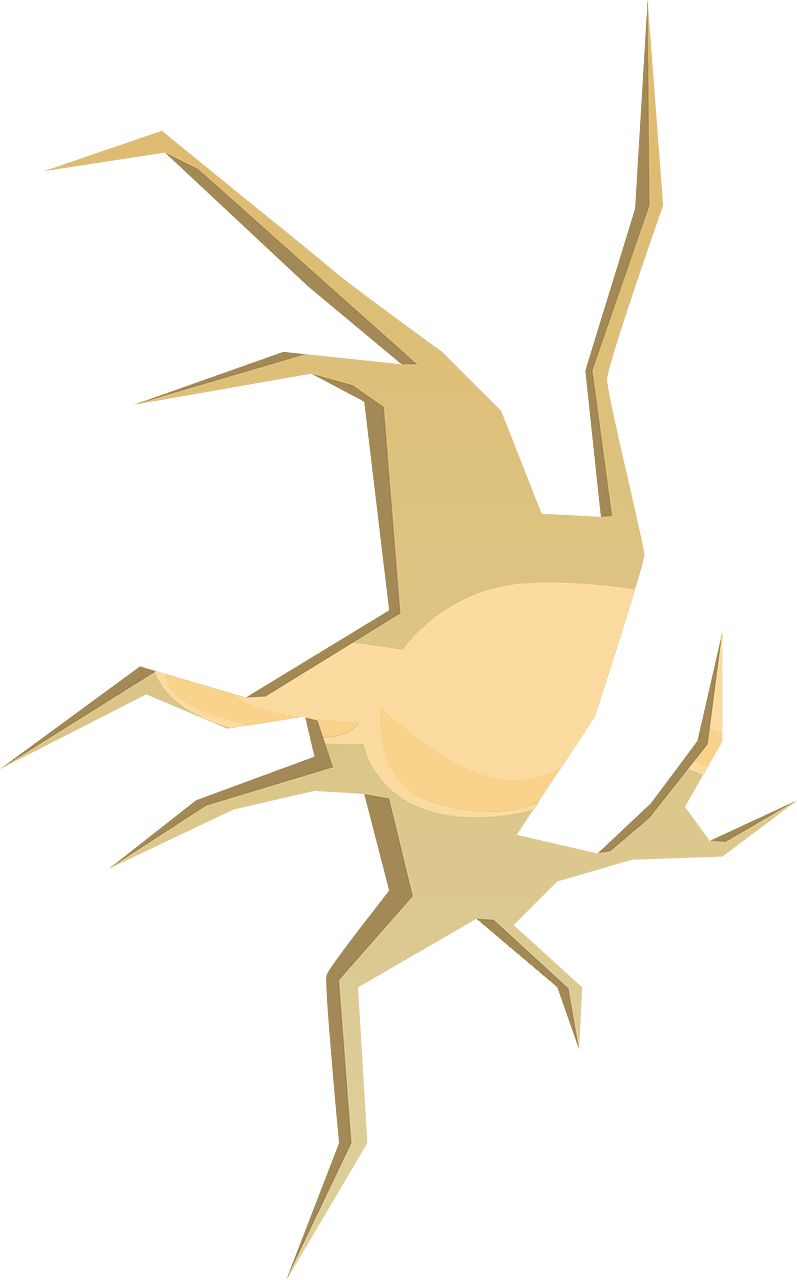 Yellow wall crack