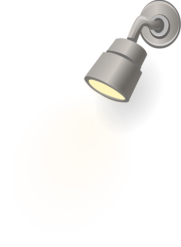 Grey spotlight wall lamp