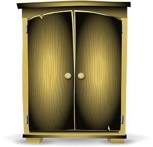 Big wooden cabinet