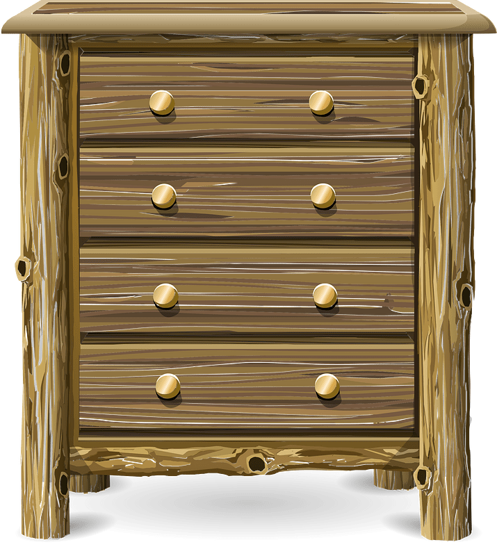 Log cabin cabinet