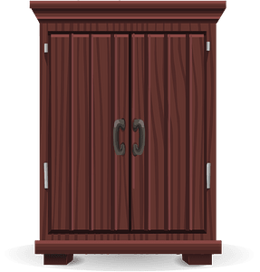 Mahogany wooddark brown large wardrobe