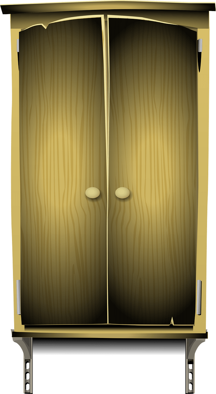 Tall wooden cabinet
