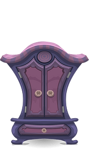 Violet voyage fantasy cabinet