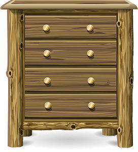 Wooden medium cabinet