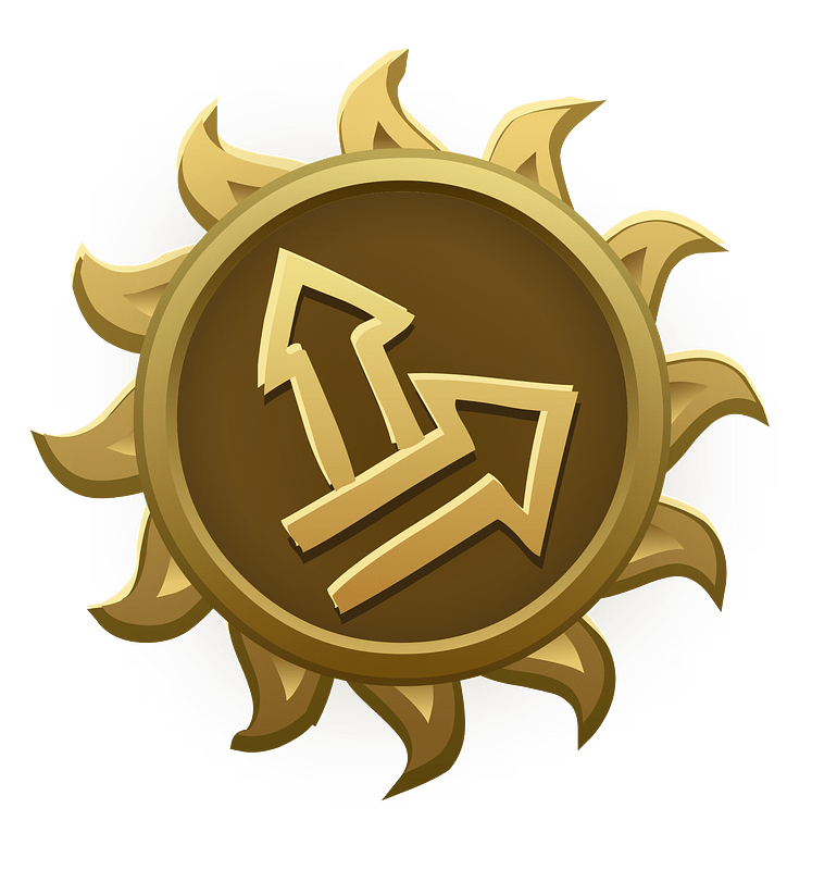 Two arrows emblem