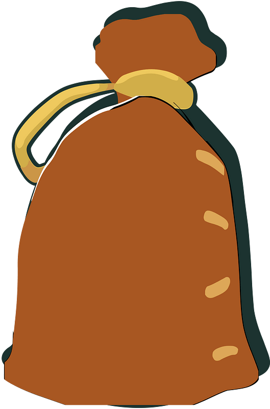 Orange bag shaded