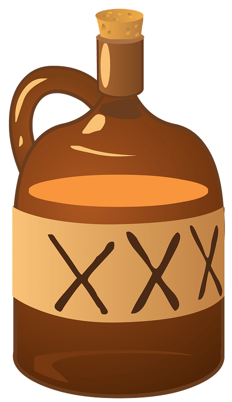 Brown xxx bottle