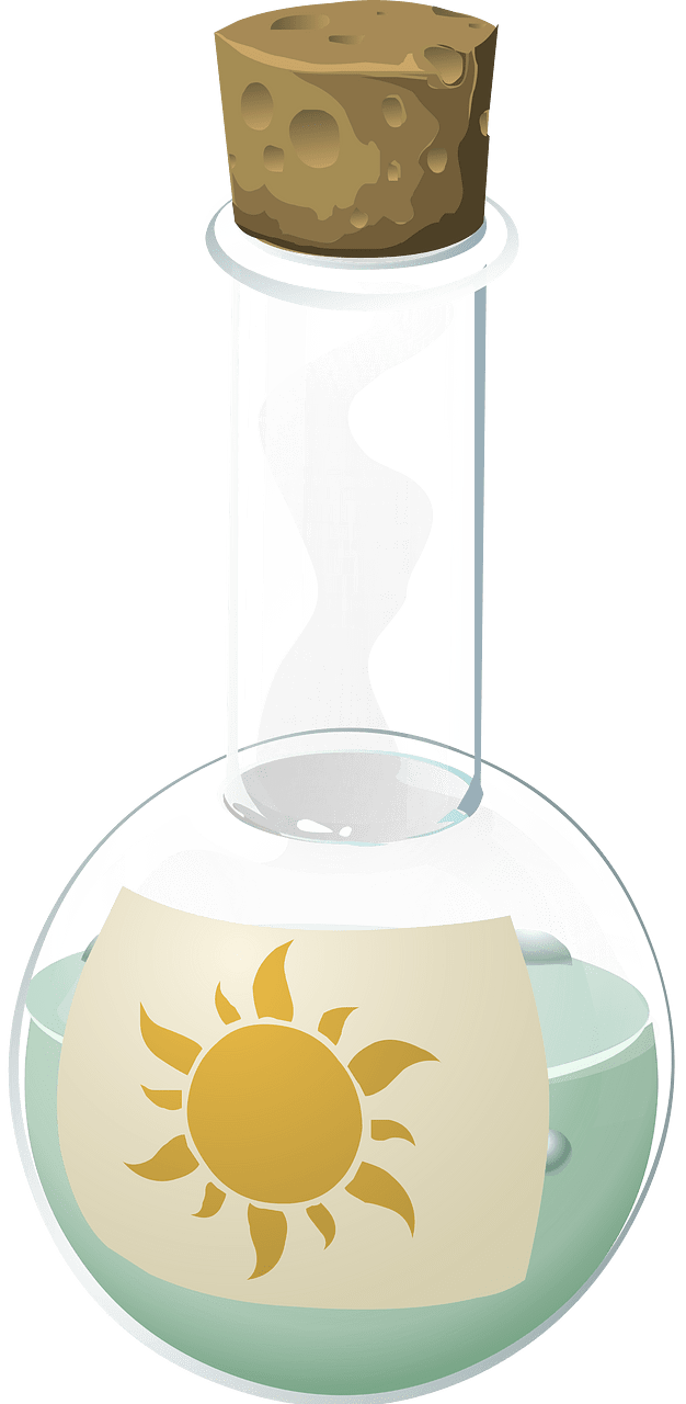 Fantasy potion draught of giant amicability