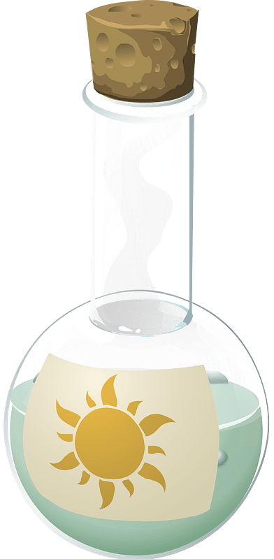 Fantasy potion draught of giant amicability