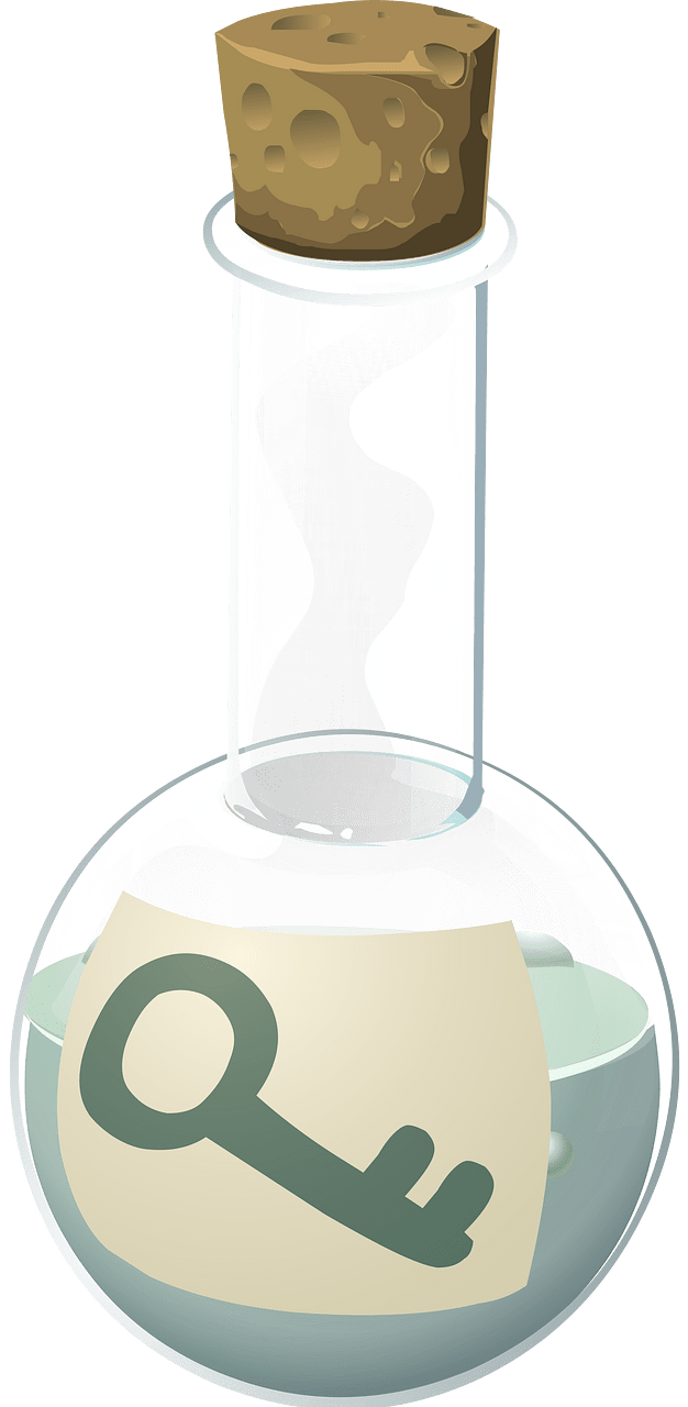 Fantasy potion keycutter tonic