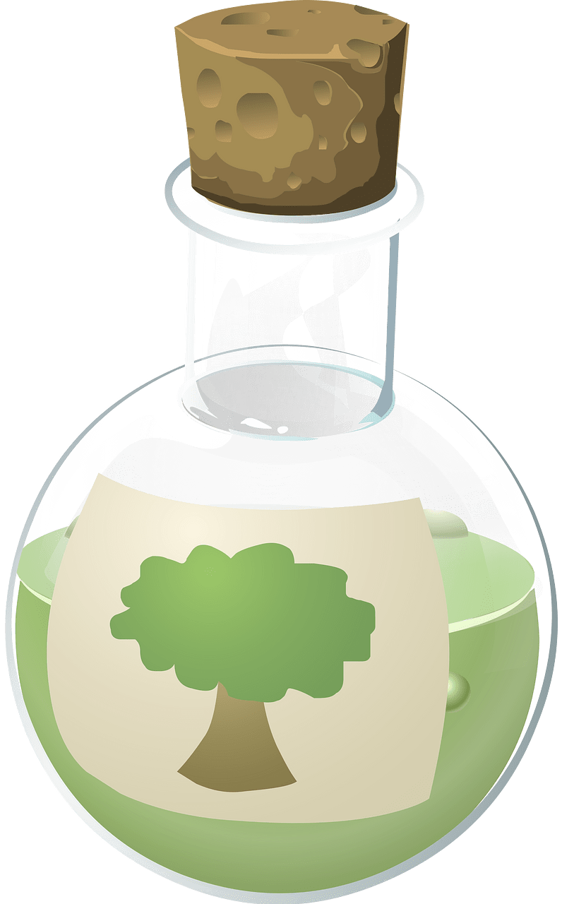 Fantasy potion trantsformation fluid