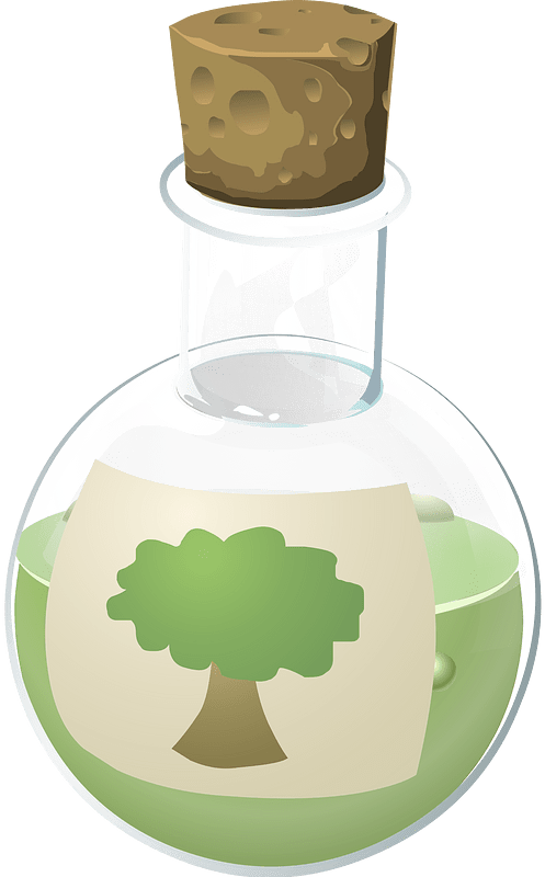 Fantasy potion trantsformation fluid
