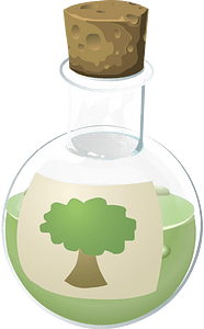 Fantasy potion trantsformation fluid
