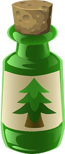 Green poison flask