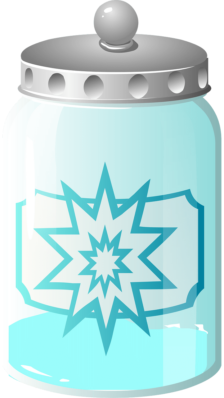 Sparkle powder jar