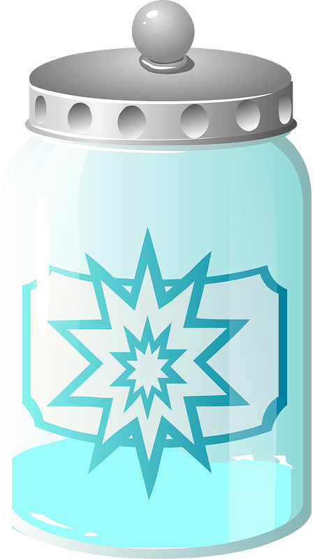 Sparkle powder jar