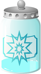 Sparkle powder jar