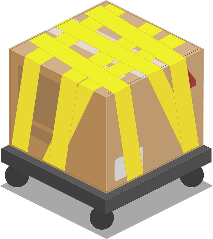 Adhesive tape light brown carton box