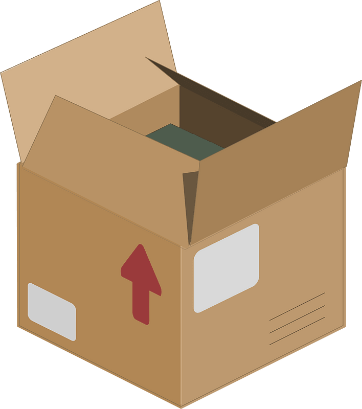 Light brown carton box