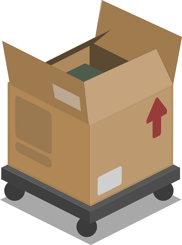 Light brown carton box