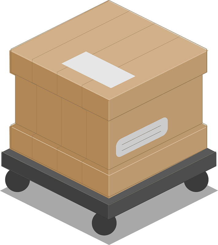 Light brown carton box