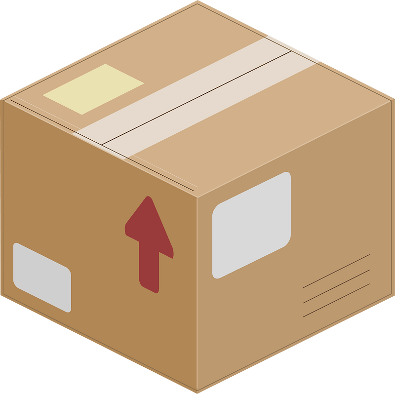 Light brown carton box