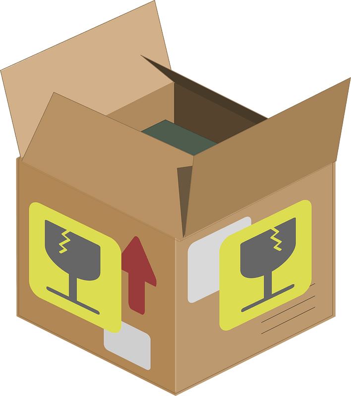 Light brown carton box