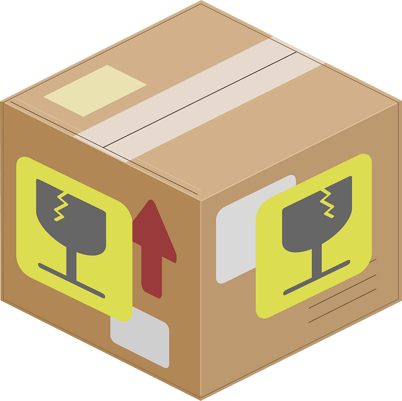 Light brown carton box