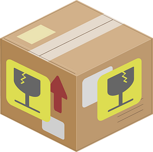 Light brown carton box