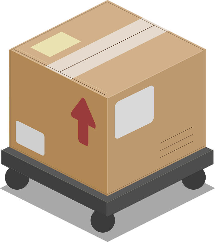 Light brown carton box