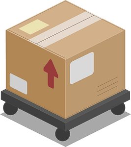 Light brown carton box
