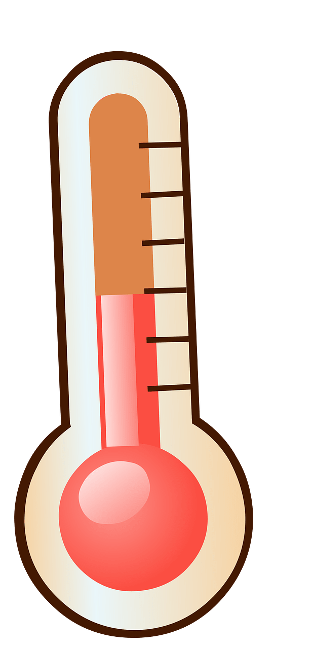 Red thermometer