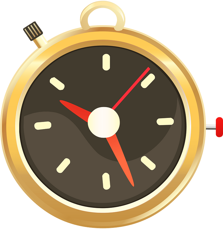Golden clock