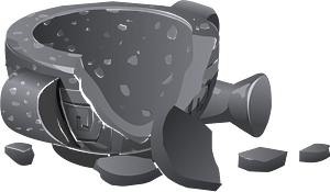 Broken grinder