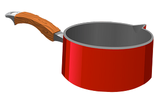 Small red pot