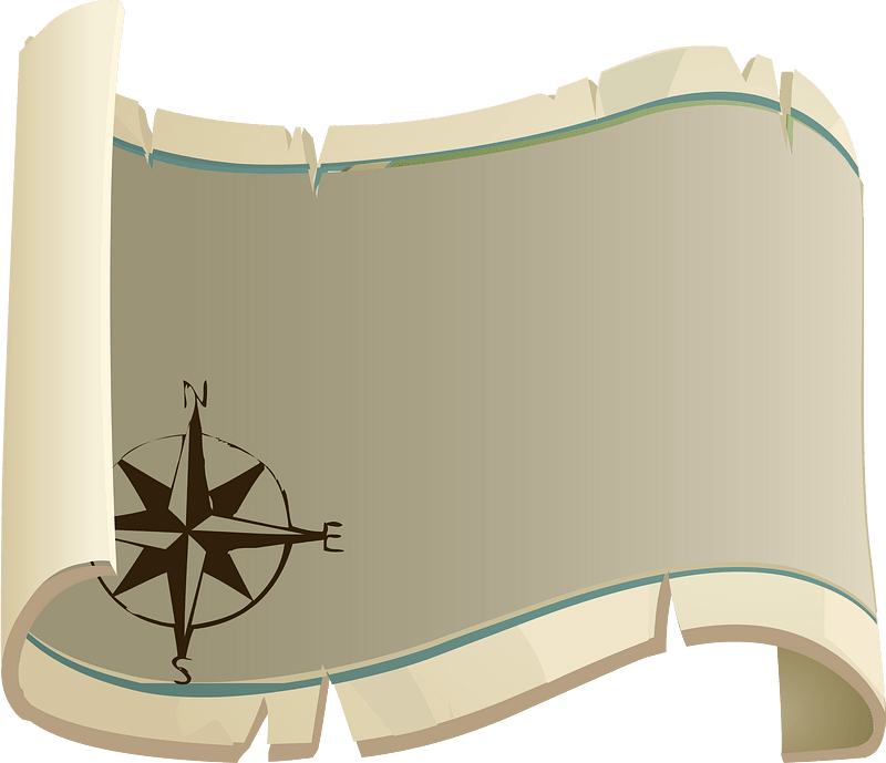 Empty beige map