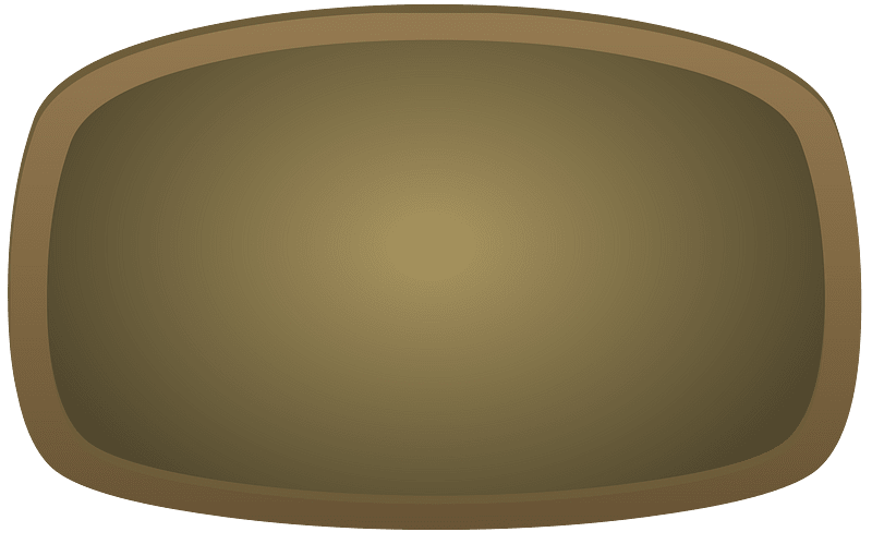 Light brown blank sign