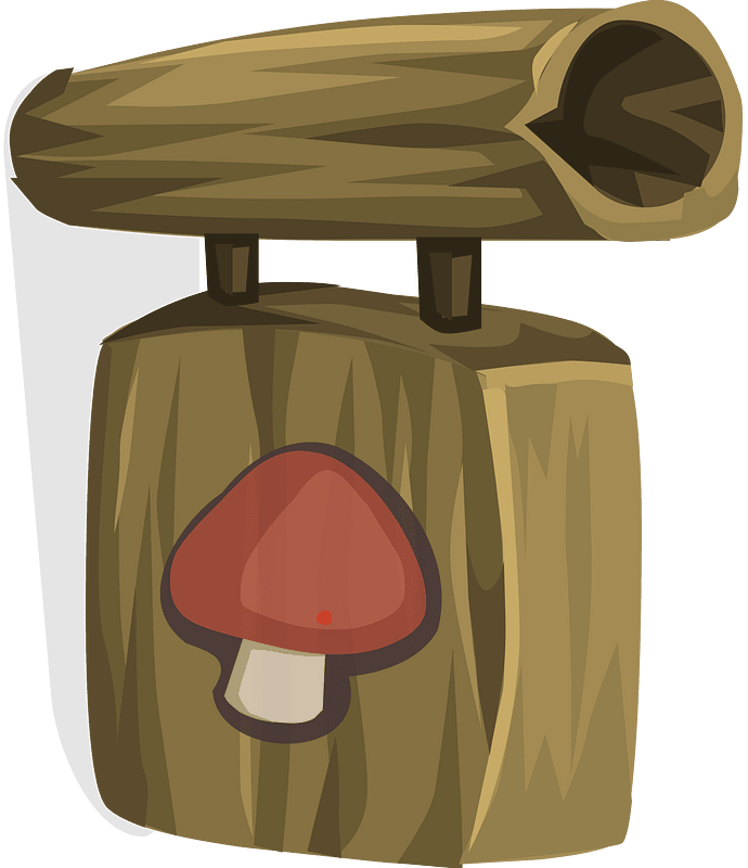 Mushroom signboard