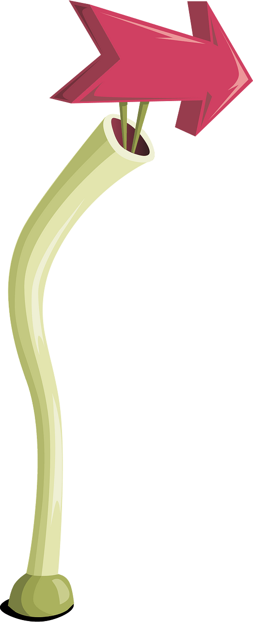 Pipe pink arrow right
