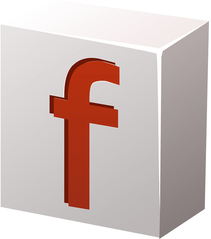 Grey facebook tile