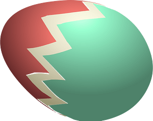 Colored egg